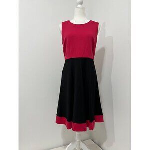 Office OOTD Dress, pink and black​